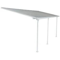 Toit De Terrasse Ajustable En Aluminium Laqué Blanc 3,05x6,18m X-METAL -Jardin Extérieur toit de terrasse ajustable en aluminium laque blanc 305x618m x metal 4