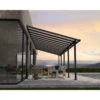 Toit De Terrasse En Aluminium Gris 3x9,15m + PC 16mm Olympia - Palram - Canopia -Jardin Extérieur toit de terrasse en aluminium gris 3x915m pc 16mm olympia palram