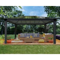 Tonnelle De Jardin En Alu Et Polycarbonate Dallas 4900 – Canopia -Jardin Extérieur tonnelle de jardin en alu et polycarbonate dallas 4900 canopia 3