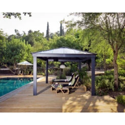 Tonnelle De Jardin En Alu Et Polycarbonate Dallas 4900 – Canopia -Jardin Extérieur tonnelle de jardin en alu et polycarbonate dallas 4900 canopia 4