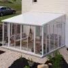 Véranda 400x425cm En Alu Blanc Et Polycarbonate 8mm Sanremo - Palram - Canopia -Jardin Extérieur veranda 400x425cm en alu blanc et polycarbonate 8mm sanremo palram