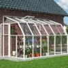 Véranda En PVC Et Polycarbonate Transparent 200x386cm Sun Room - Canopia By Palram -Jardin Extérieur veranda en pvc et polycarbonate transparent 200x386cm sun room rion