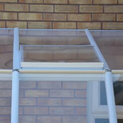 Véranda En PVC Et Polycarbonate Transparent 200x386cm Sun Room - Canopia By Palram -Jardin Extérieur veranda en pvc et polycarbonate transparent 200x386cm sun room rion 3