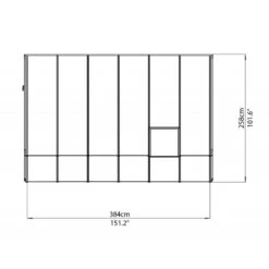 Véranda En PVC Et Polycarbonate Transparent 258x384cm Sun Room - Canopia By Palram 13 Véranda En PVC Et Polycarbonate Transparent 258x384cm Sun Room - Canopia By Palram -Jardin Extérieur veranda en pvc et polycarbonate transparent 258x384cm sun room rion 5