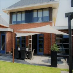 Voile D'ombrage Triangle Coolfit 500x500x500cm Crème - NESLING 7 Voile D'ombrage Triangle Coolfit 500x500x500cm Crème - NESLING -Jardin Extérieur voile d ombrage triangle coolfit 500x500x500cm creme nesling 2